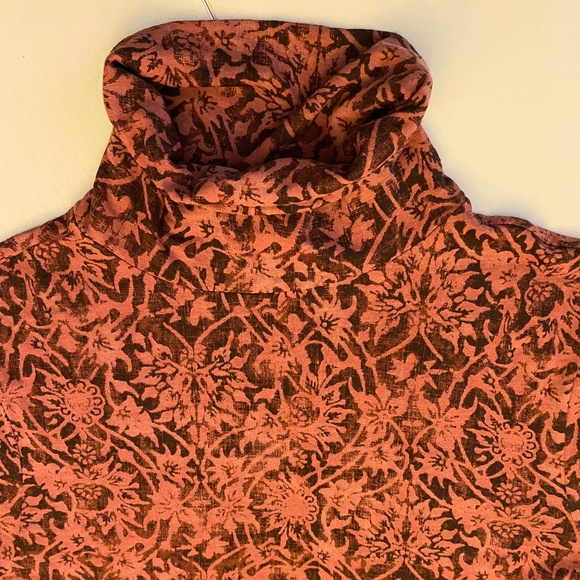 Peruvian Connection Willowmead Floral Pima Cotton Blend Midi Dress Size Medium - Picture 5 of 11